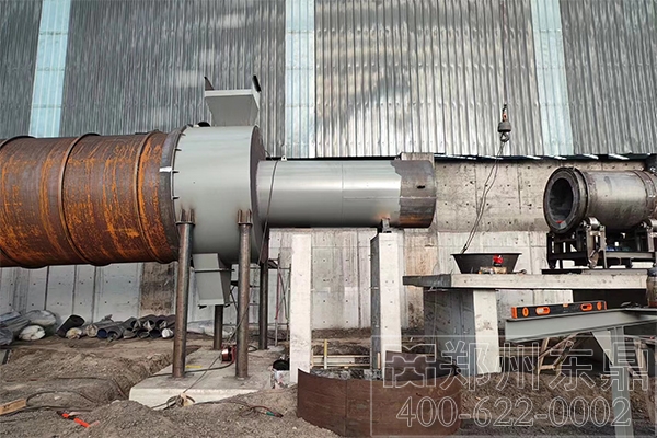 內蒙古煤泥烘干機項目安裝實拍現場 內蒙古煤泥烘干機項目安裝實拍現場