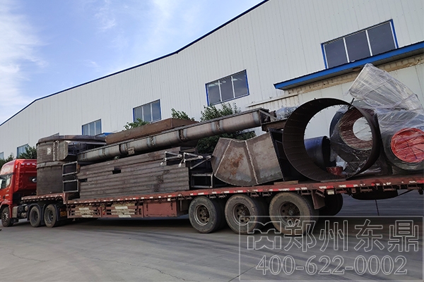 內蒙古煤泥烘干機裝車發貨