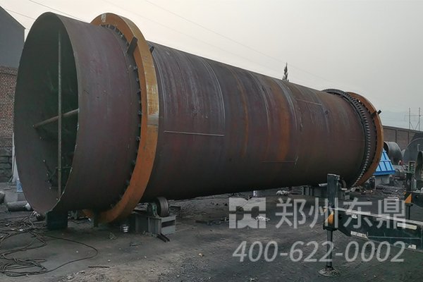 煤泥烘干機安裝現場