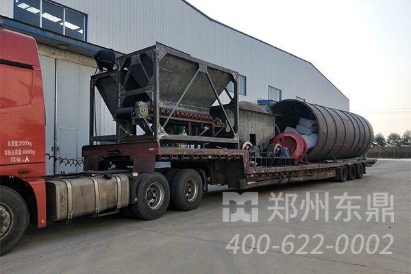 1000噸滾筒煤泥烘干機(jī)裝車發(fā)貨現(xiàn)場(chǎng)